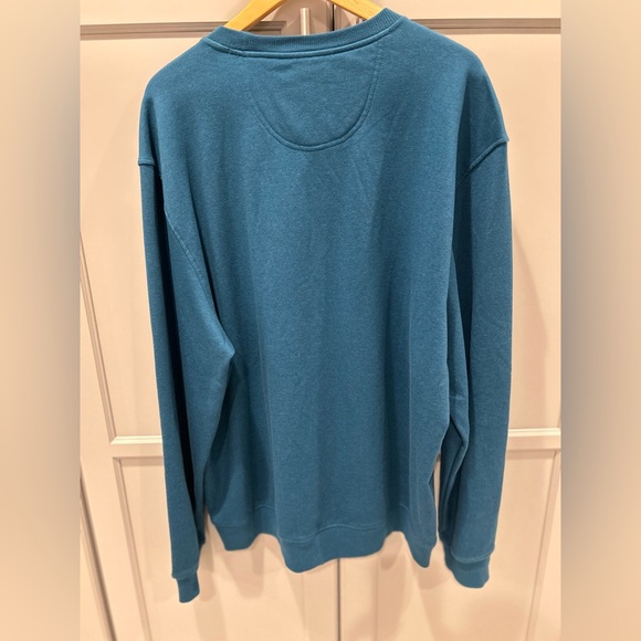Izod performance advantage Teal blue Crew Neck sweatshirt XXL - NWT - Picture 2 of 5